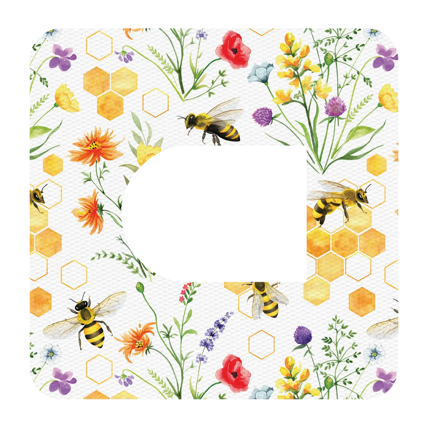 Omnipod Bees and Flowers Design Patches