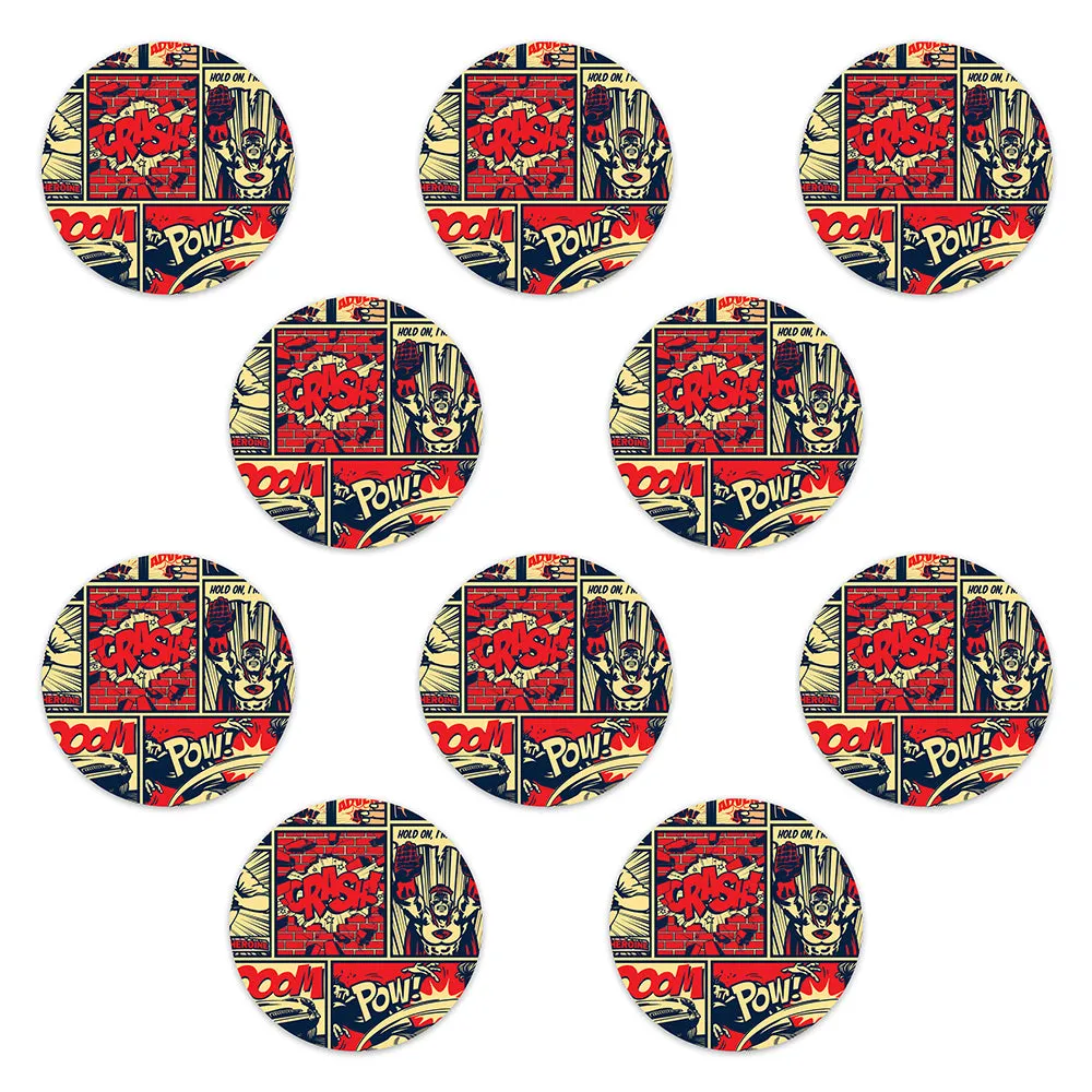 Omnipod Pop Art Comic Design Patches