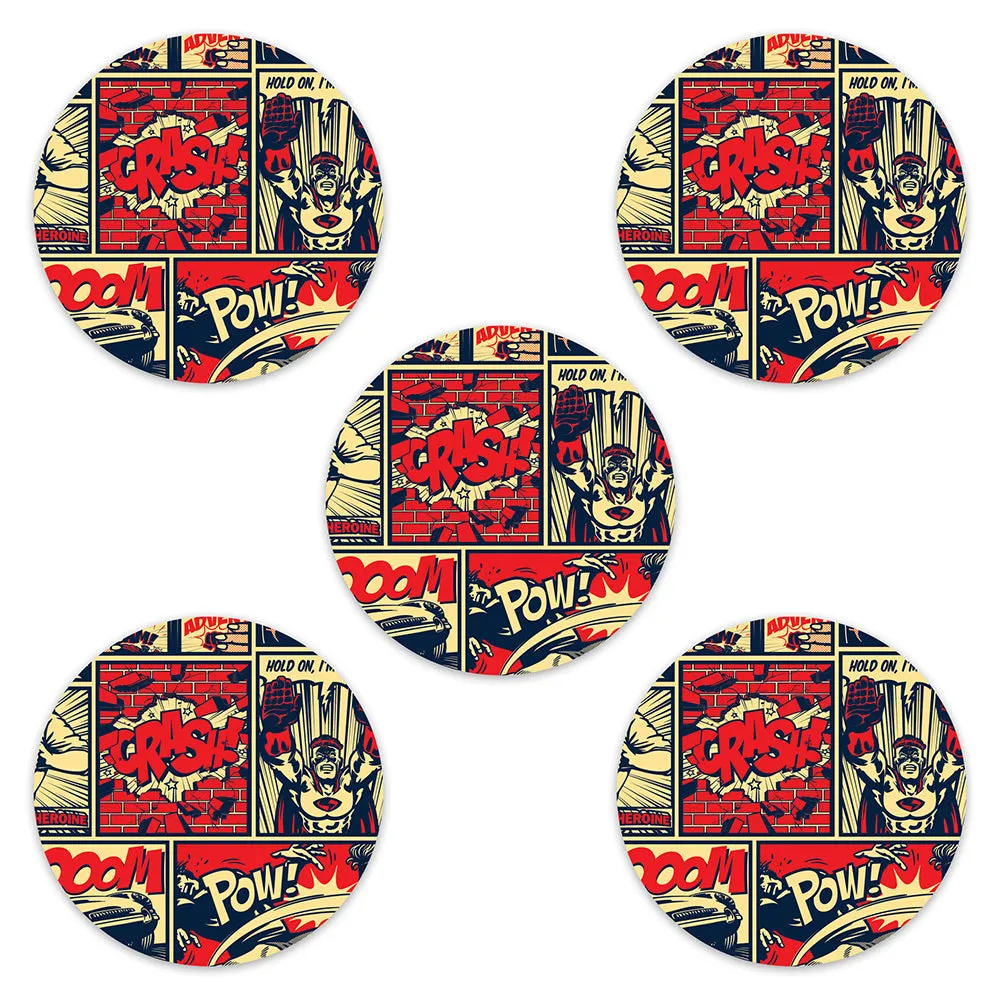 Omnipod Pop Art Comic Design Patches