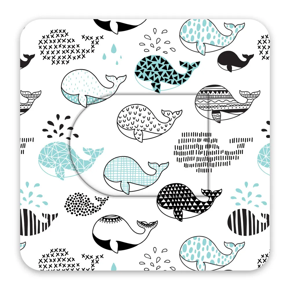 Omnipod Whales Design Patches