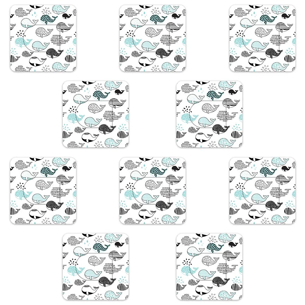 Omnipod Whales Design Patches