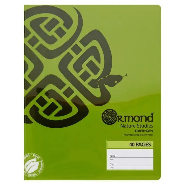 Ormond 40 Page Durable Cover Nature Study Copy