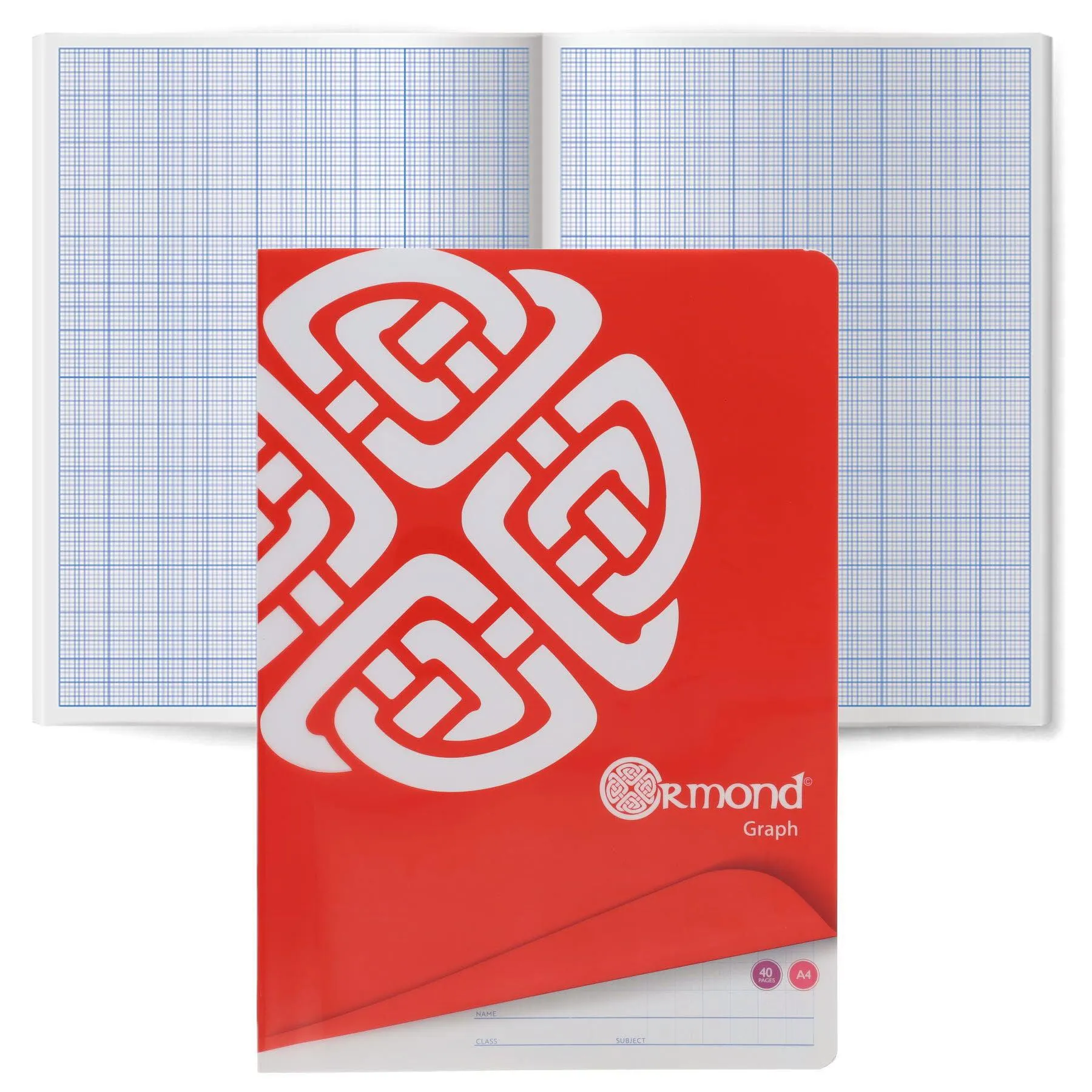 Ormond - A4 40pg Durable Cover Graph Book