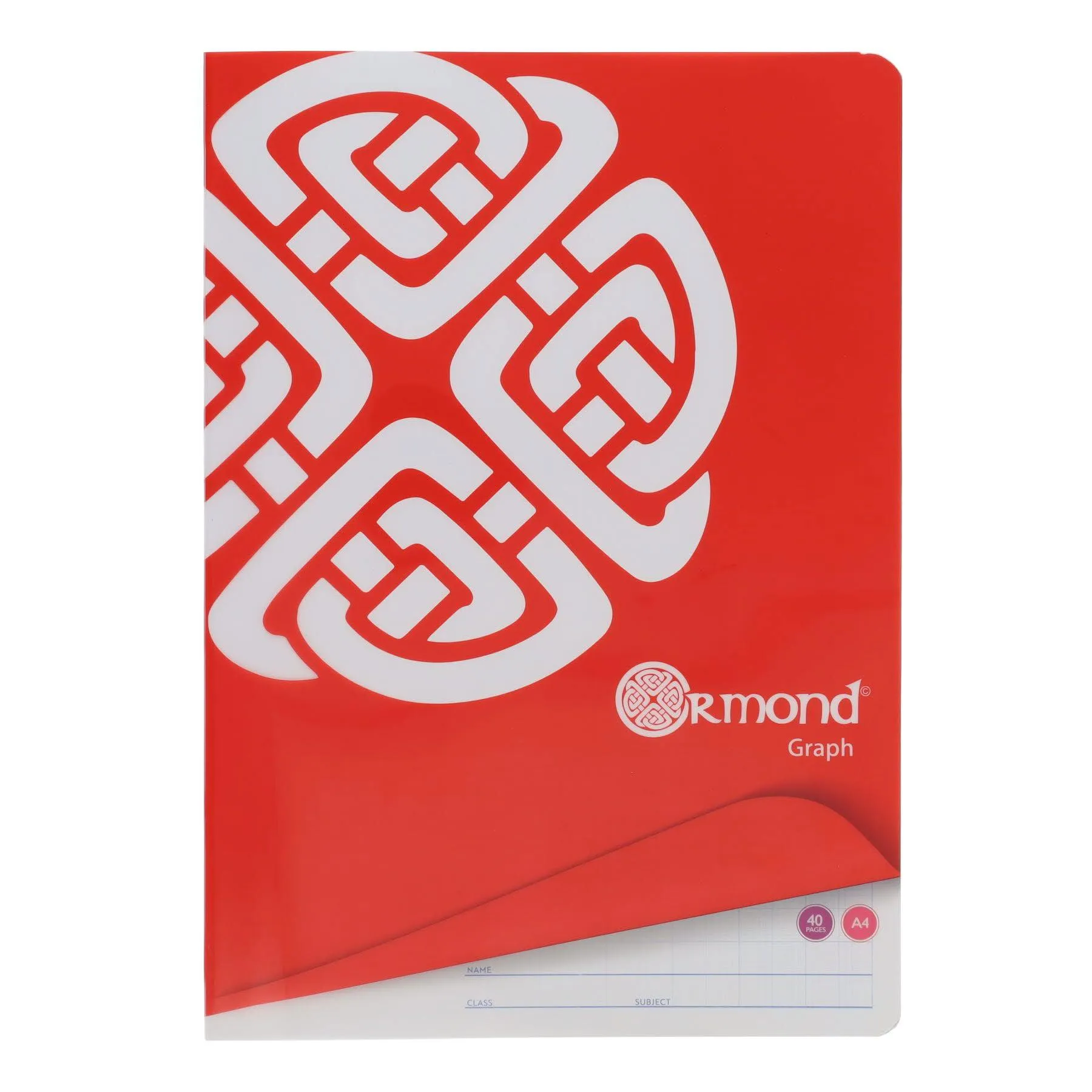 Ormond - A4 40pg Durable Cover Graph Book