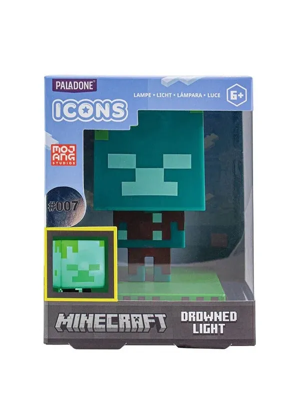 Paladone Minecraft Drowned Zombie Icon Light (#007)