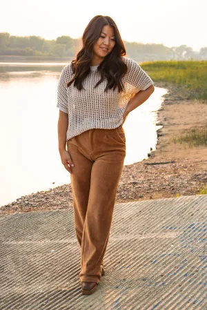 Pieces Fishnet Sweater Tee