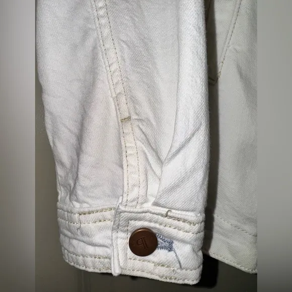 PILCRO Anthropologie Off White Shirt Jacket size S