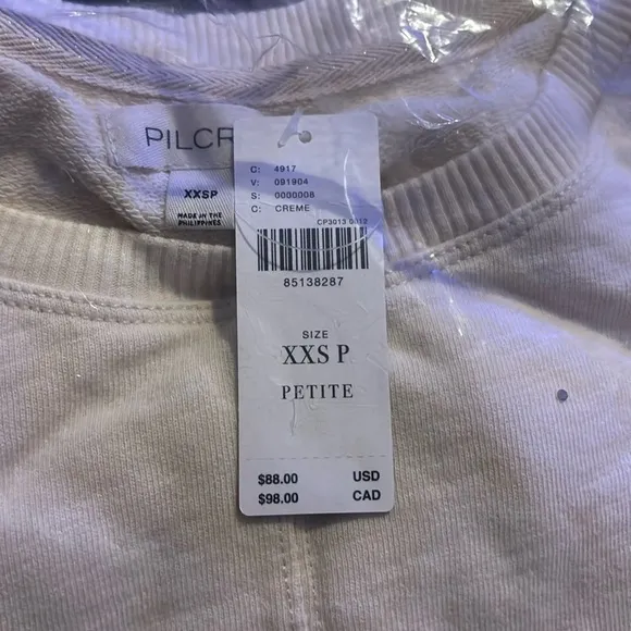 Pilcro Twist-Front Sweatshirt