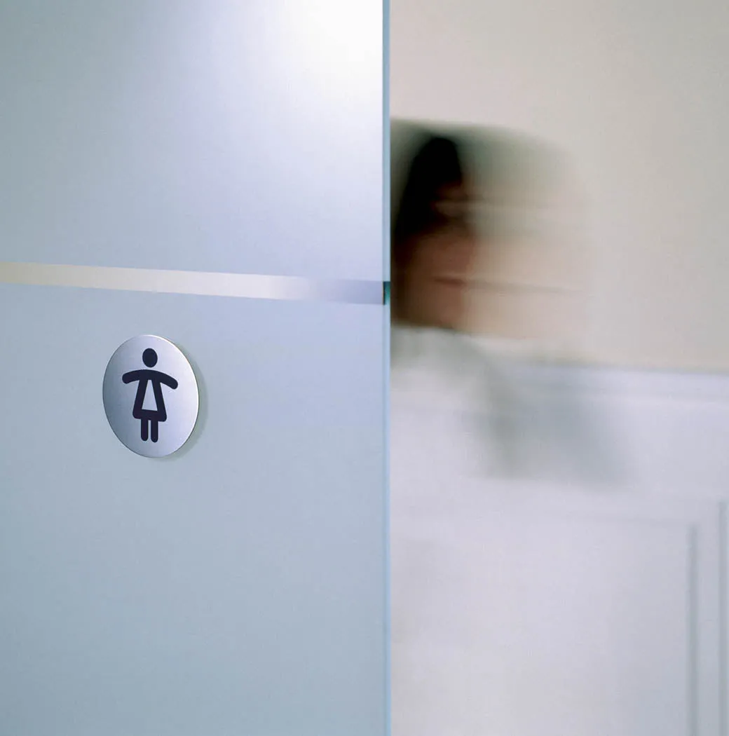 Pittogramma WC Donne in Acciaio Durable