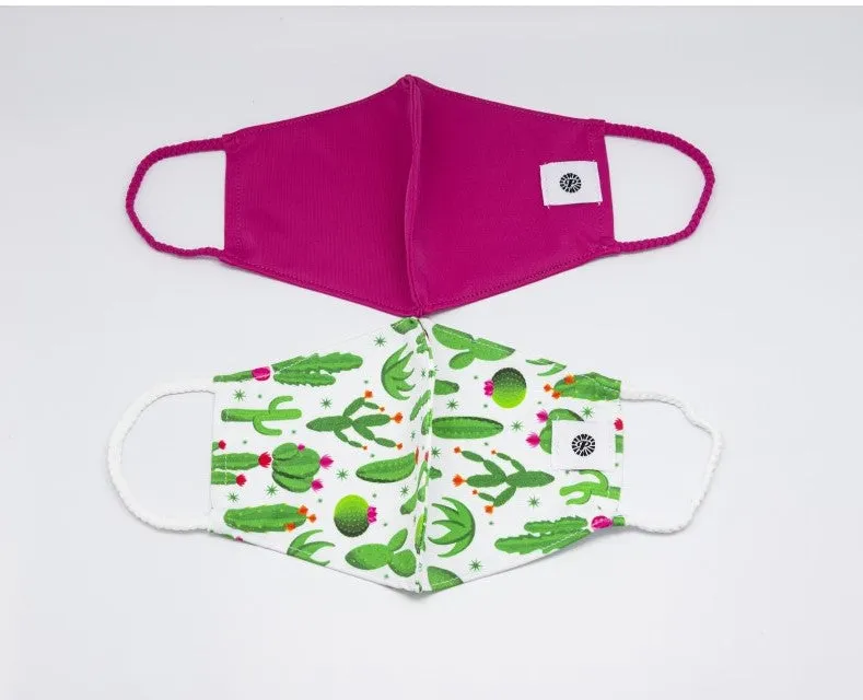 Pom Masks by Pomchies - Cactus Bloom / Fuchsia
