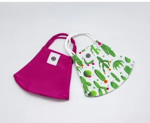 Pom Masks by Pomchies - Cactus Bloom / Fuchsia