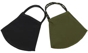 Pom Masks by Pomchies - Solid Black / Solid Olive