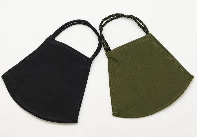 Pom Masks by Pomchies - Solid Black / Solid Olive