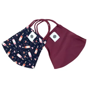 Pom Masks by Pomchies - Wine / Solid Burgundy