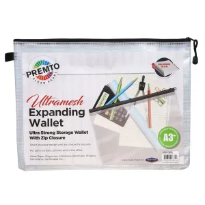 Premto - A3  Extra Durable Expanding Mesh Wallet