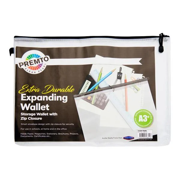 Premto - A3  Extra Durable Expanding Mesh Wallet