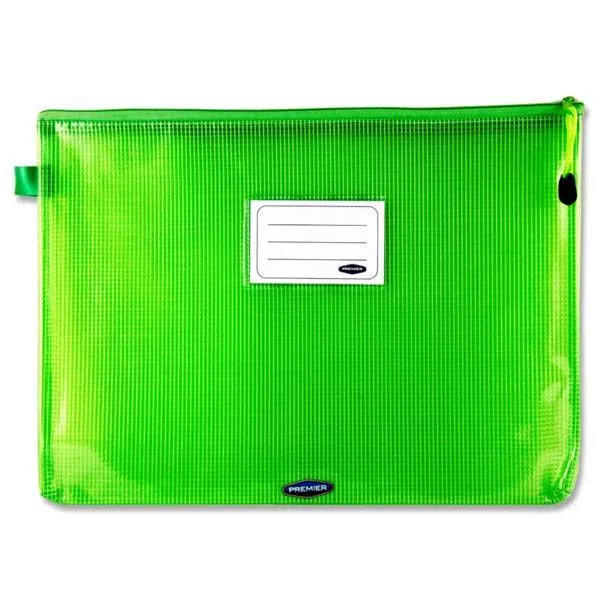 Premto - A4  Extra Durable Mesh Wallet - Caterpillar Green