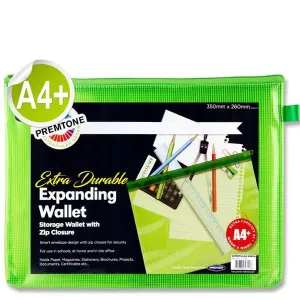 Premto - A4  Extra Durable Mesh Wallet - Caterpillar Green