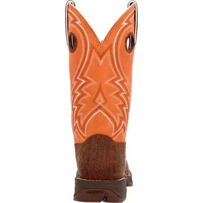 REBEL™ BY DURANGO® CEDAR BARK AND MONARCH ORANGE WESTERN BOOT | DDB0392 |