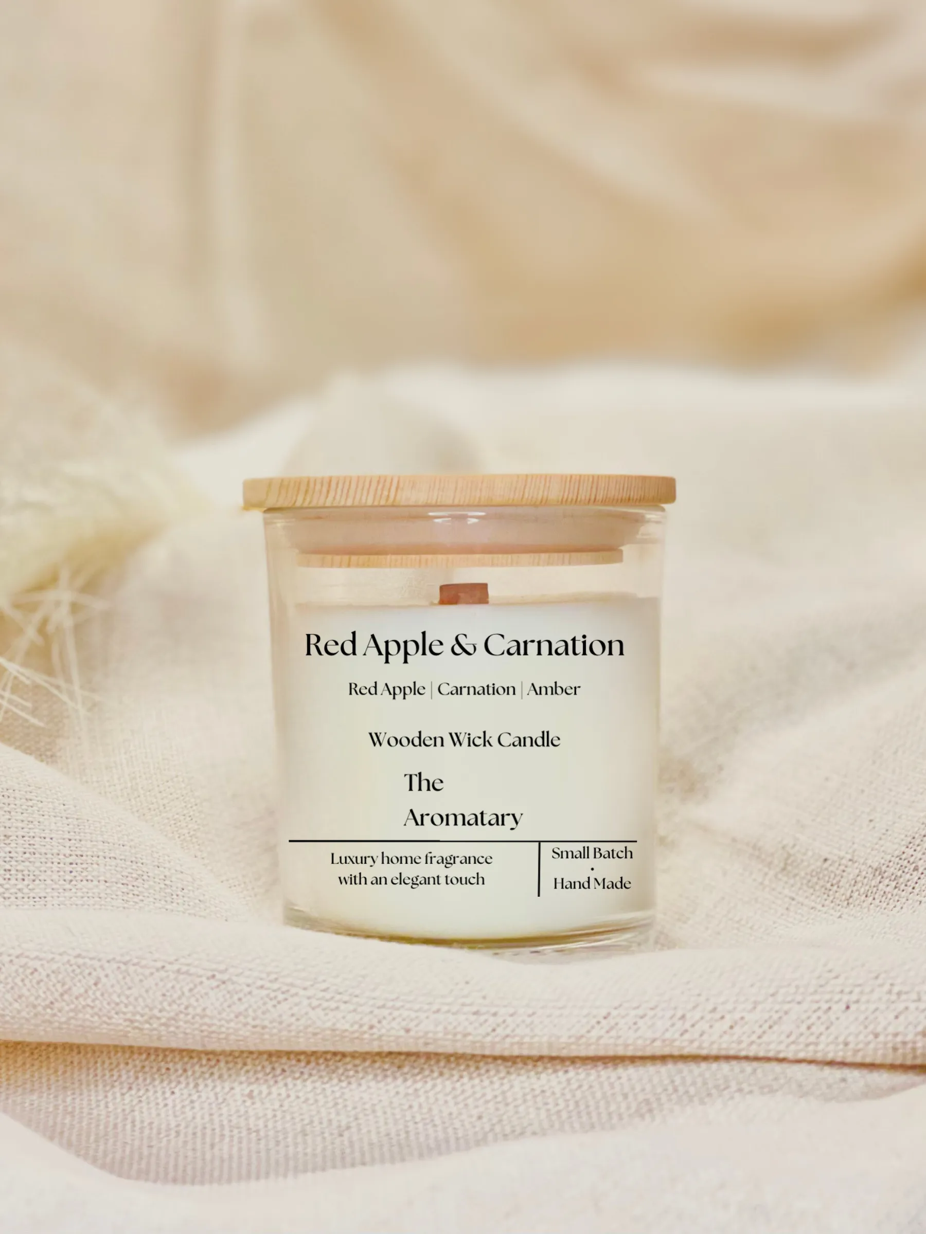 Red Apple & Carnation Candle