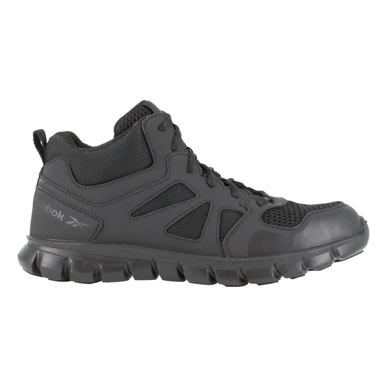 Reebok Tactical Men's Sublite Cushion Tactical Mid Cut Boot Black RB8405