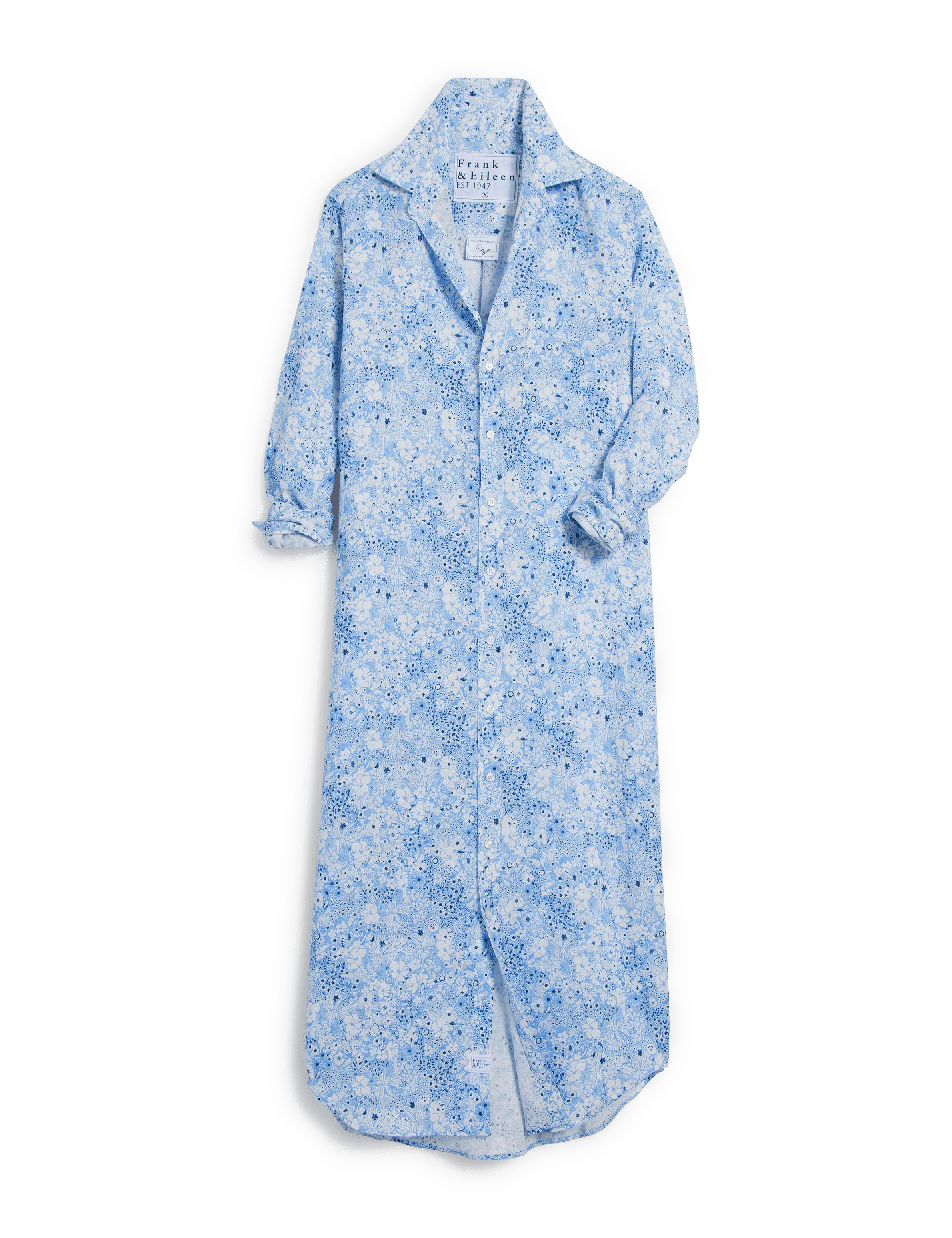 RORY Blue Floral, Italian Classic Linen