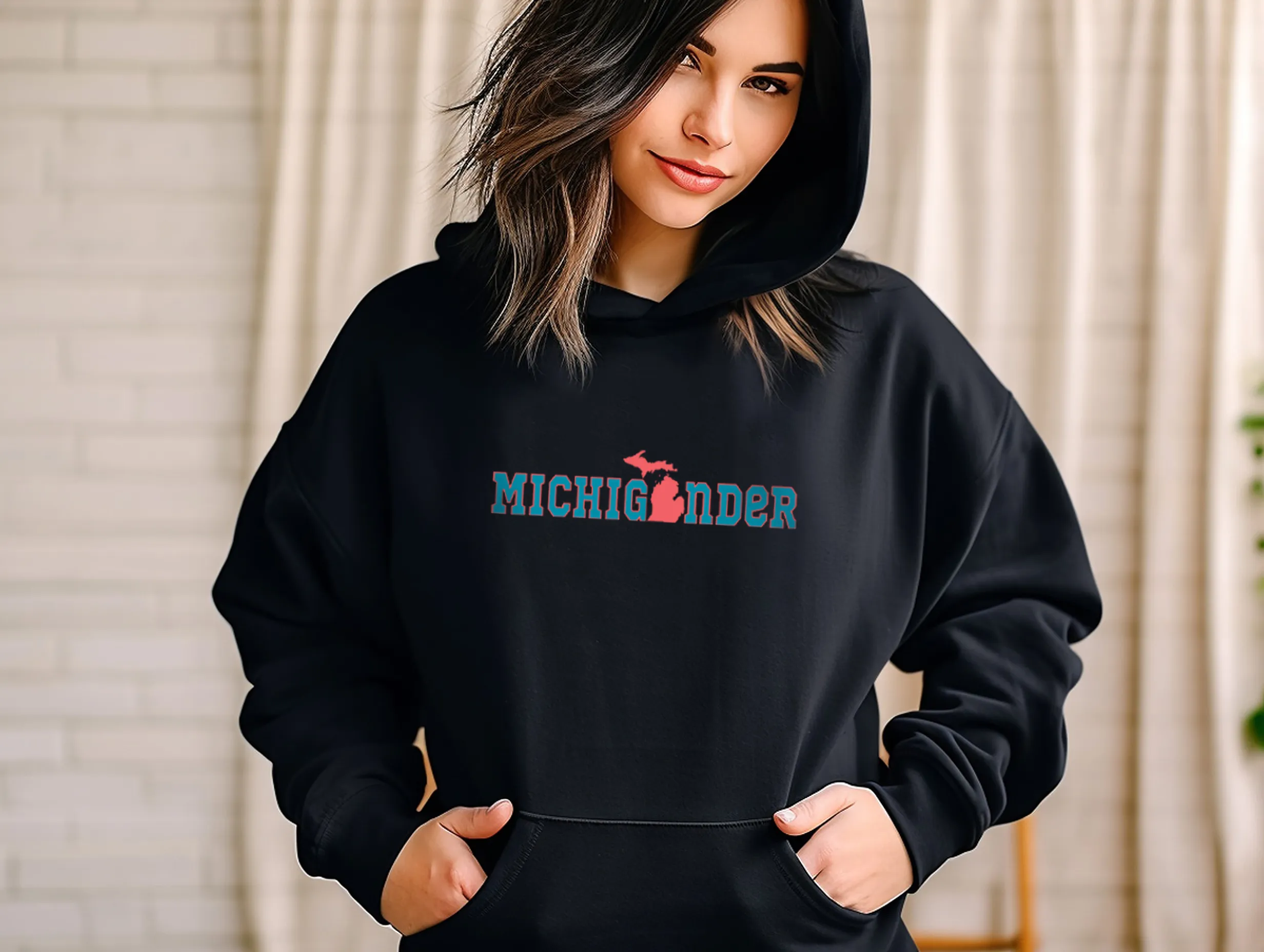 SALE "Classic Michigander" Relaxed Fit Classic Unisex Hoodie