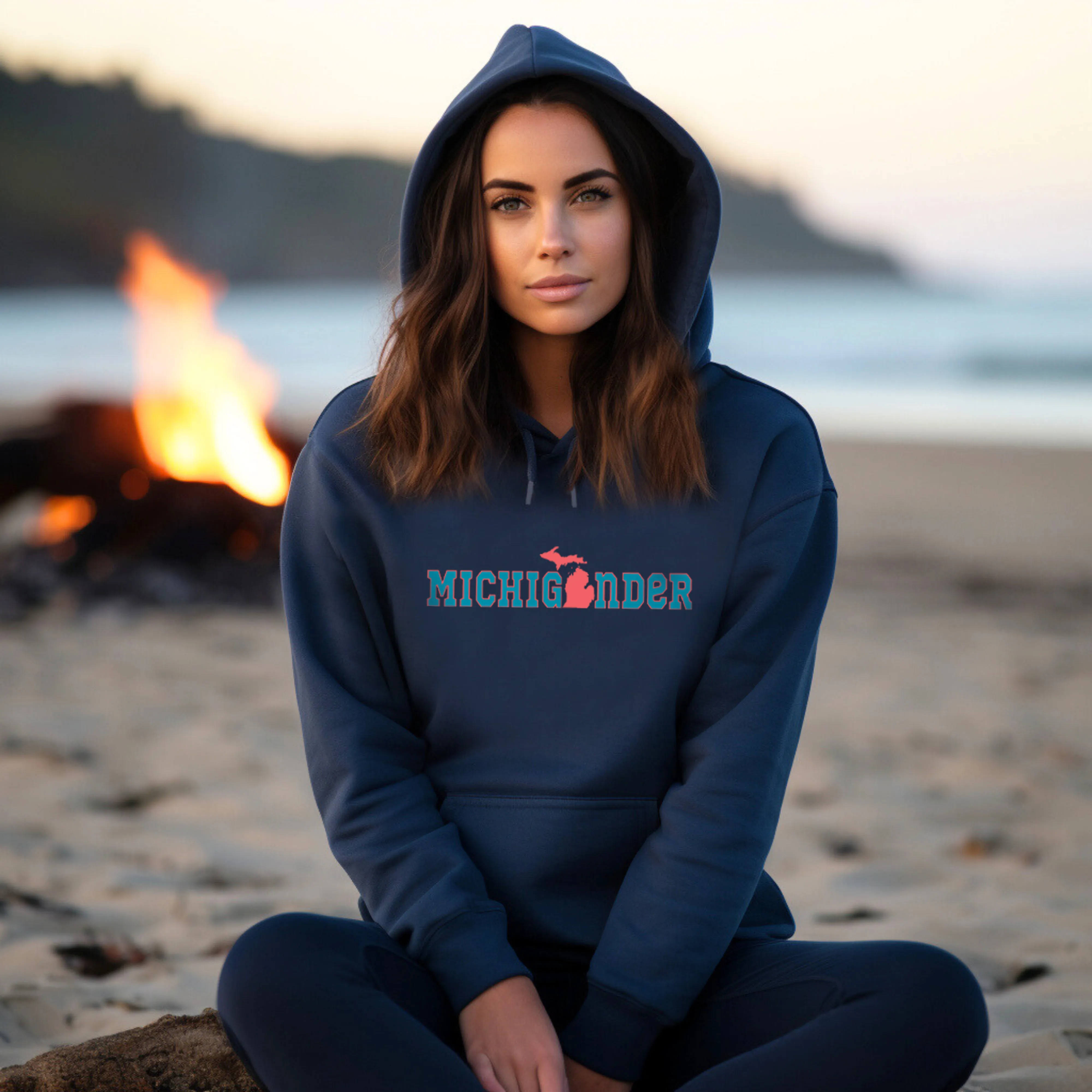 SALE "Classic Michigander" Relaxed Fit Classic Unisex Hoodie