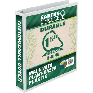 Samsill Earth's Choice Durable 1.5" Biobased, Eco-friendly View Binder