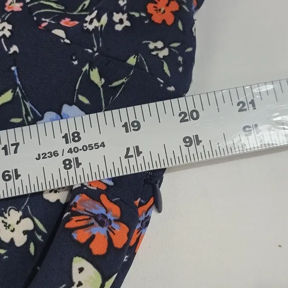 Sanctuary Coco Floral Butterfly Navy A-Line Short Sleeve Maxi Dress Size XL