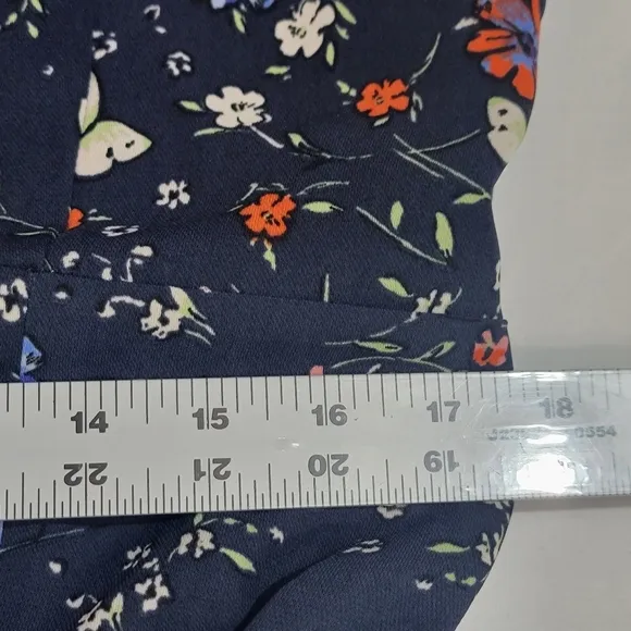 Sanctuary Coco Floral Butterfly Navy A-Line Short Sleeve Maxi Dress Size XL