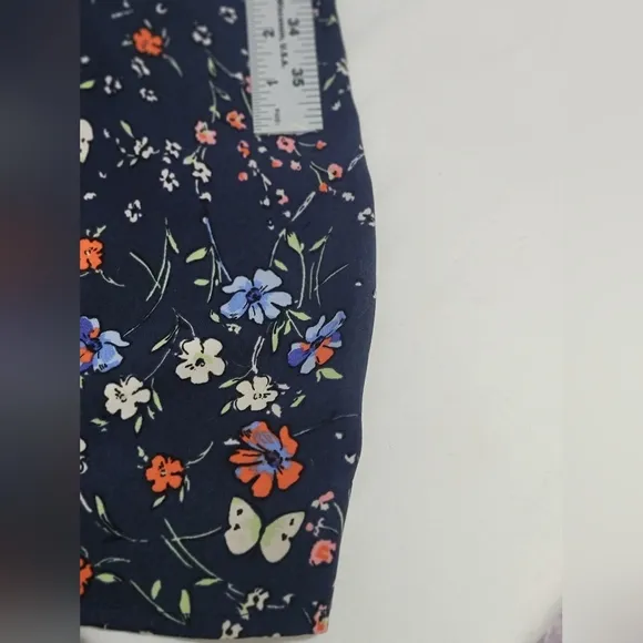 Sanctuary Coco Floral Butterfly Navy A-Line Short Sleeve Maxi Dress Size XL