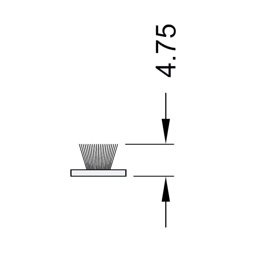 Schüco Flexible Bürstendichtung 4,75x7mm