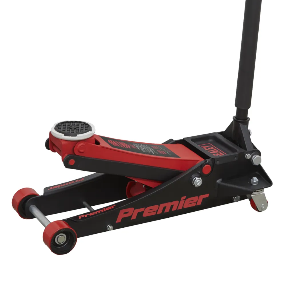 Sealey 2.5 Tonne Low Entry Trolley Jack with Rocket Lift - A