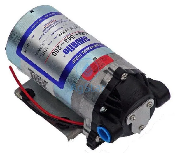 Shurflo Bypass Pump, 12 VDC, 1.8 GPM (6.8 LPM) and 50 PSI (3.4 bar) maximum