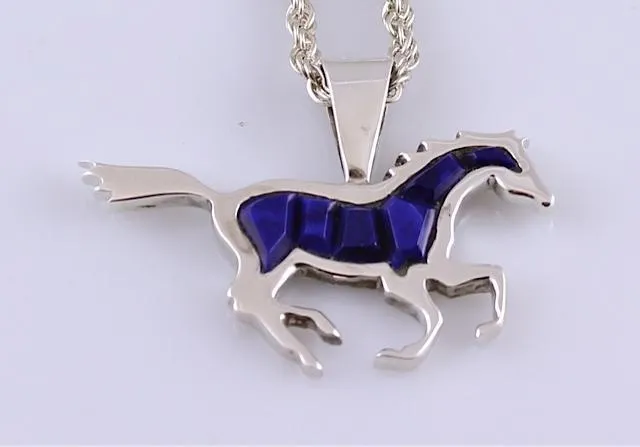 Small Running Horse Pendant