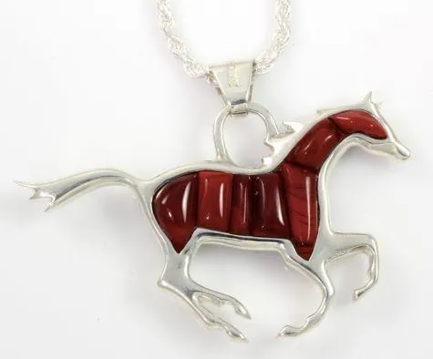 Small Running Horse Pendant