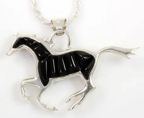 Small Running Horse Pendant