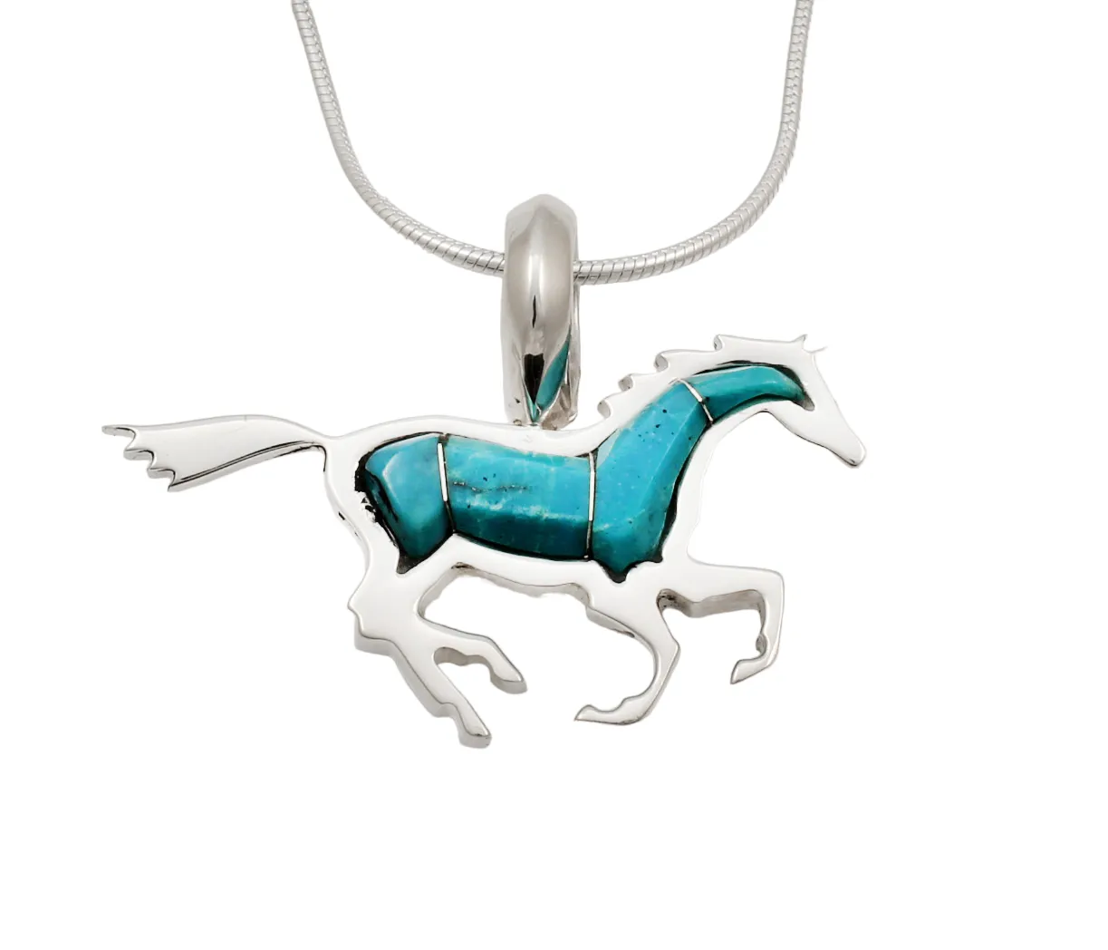 Small Running Horse Pendant