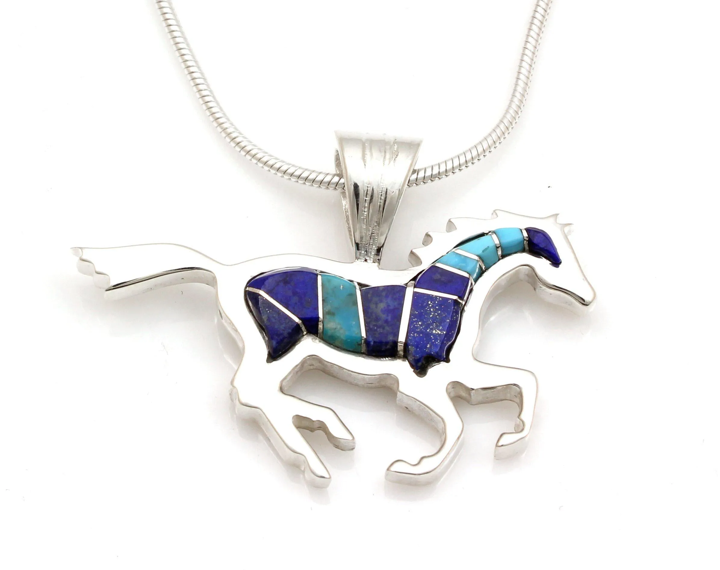Small Running Horse Pendant