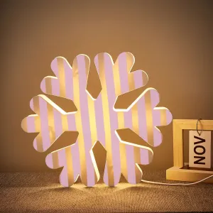 Snowflake Warm Light Night Light