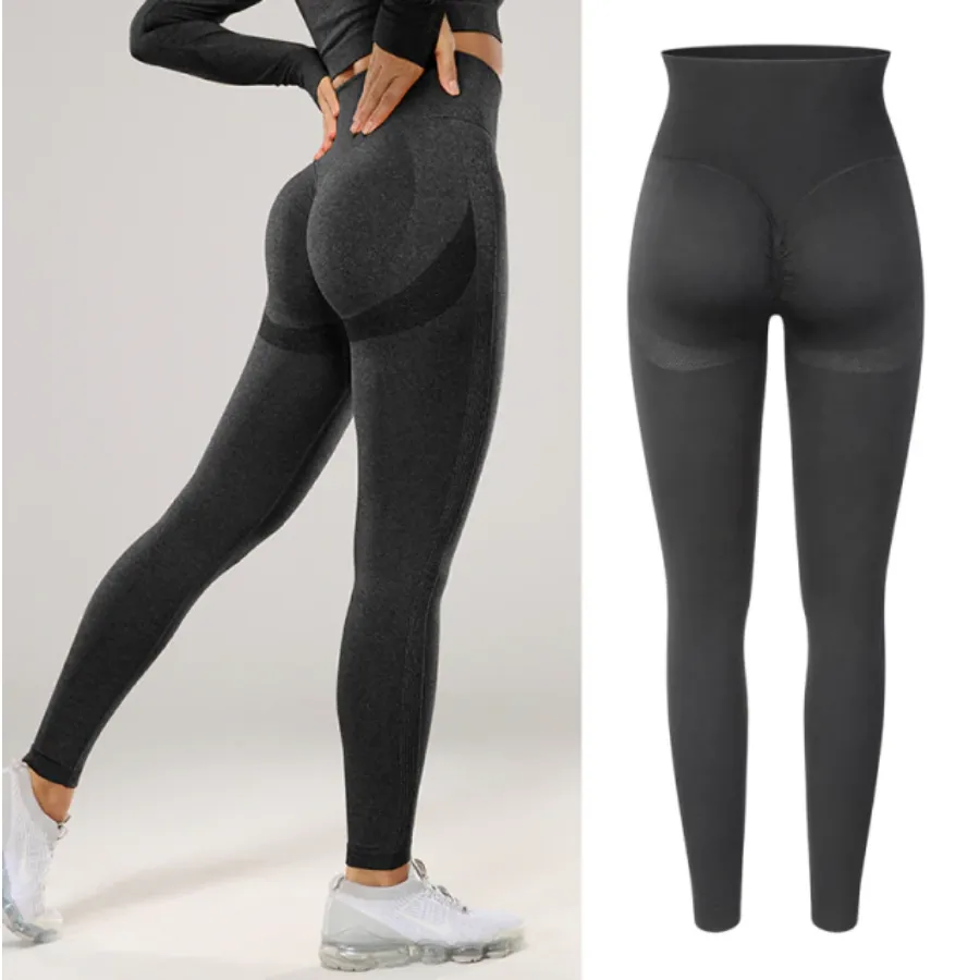 Soft Shade Leggings - Gray-Style 2