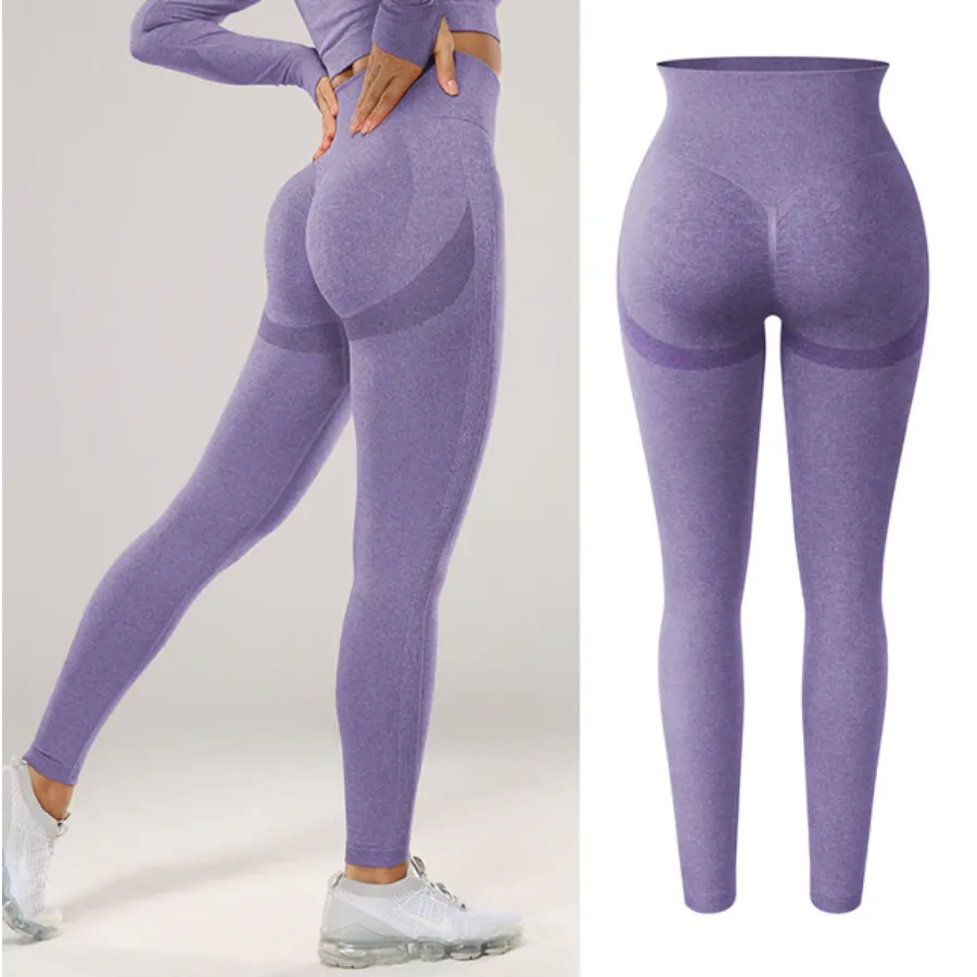 Soft Shade Leggings - Gray-Style 2