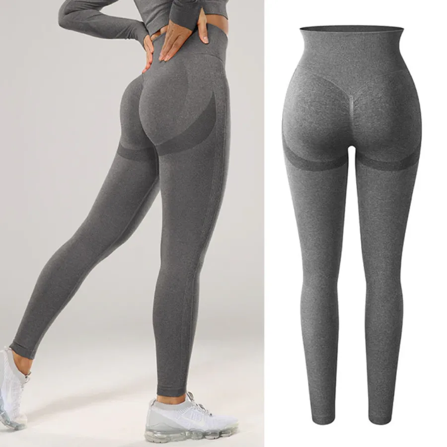 Soft Shade Leggings - Gray-Style 2