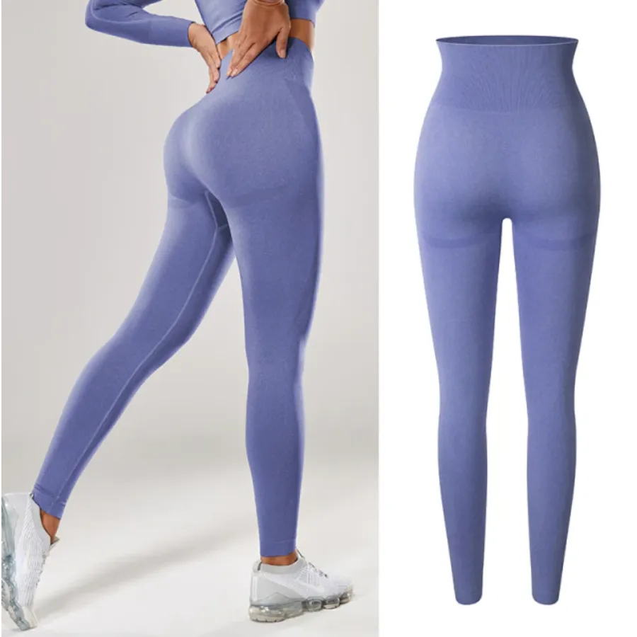 Soft Shade Leggings - Gray-Style 2