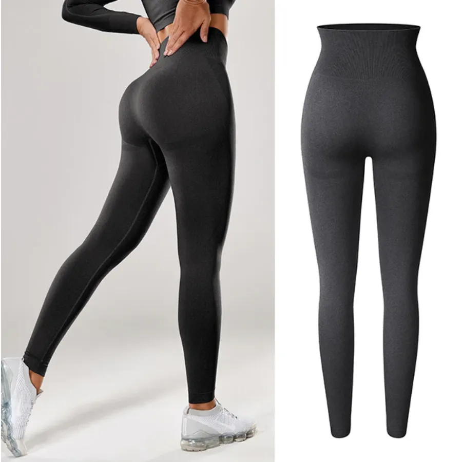 Soft Shade Leggings - Gray-Style 2