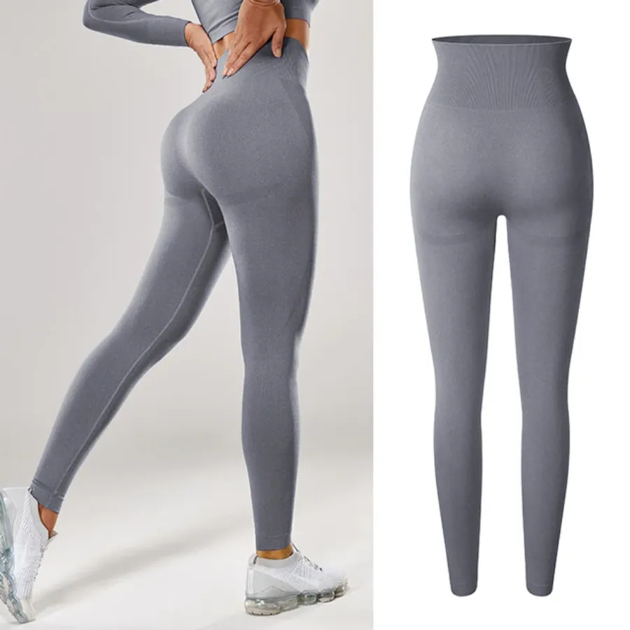 Soft Shade Leggings - Gray-Style 2