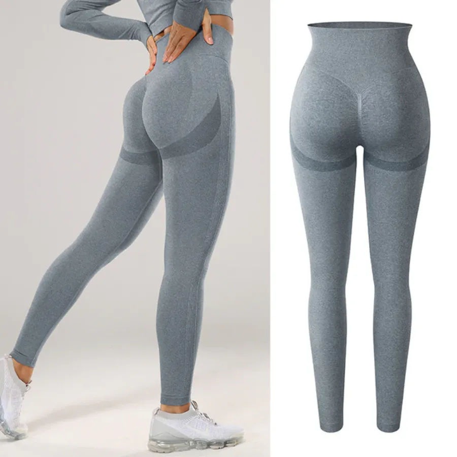 Soft Shade Leggings - Gray-Style 2
