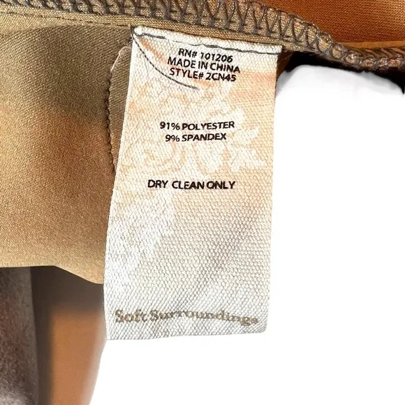Soft Surroundings Devine Open Front Faux Suede Jacket, Small