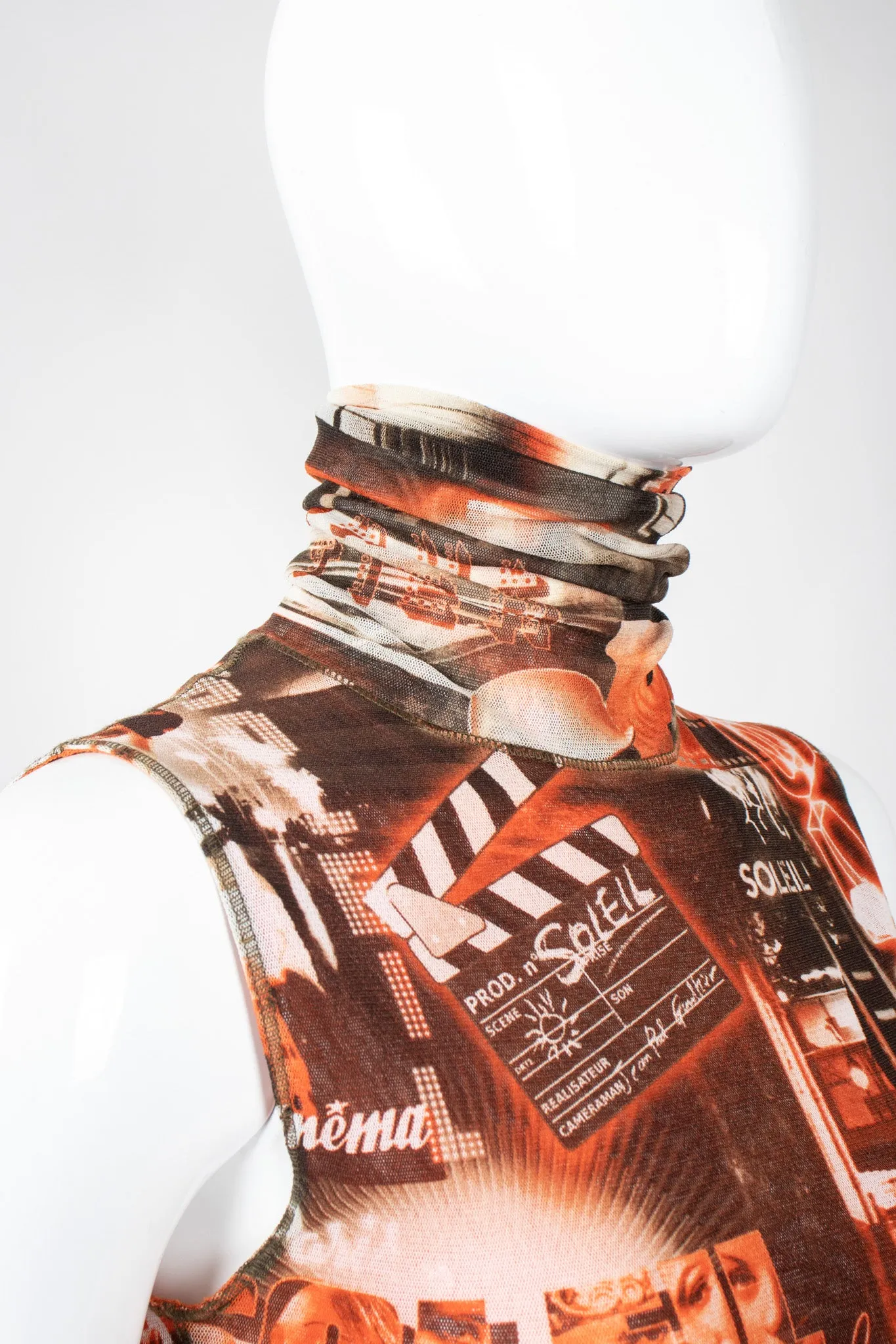 Soleil Cinema Mesh Top